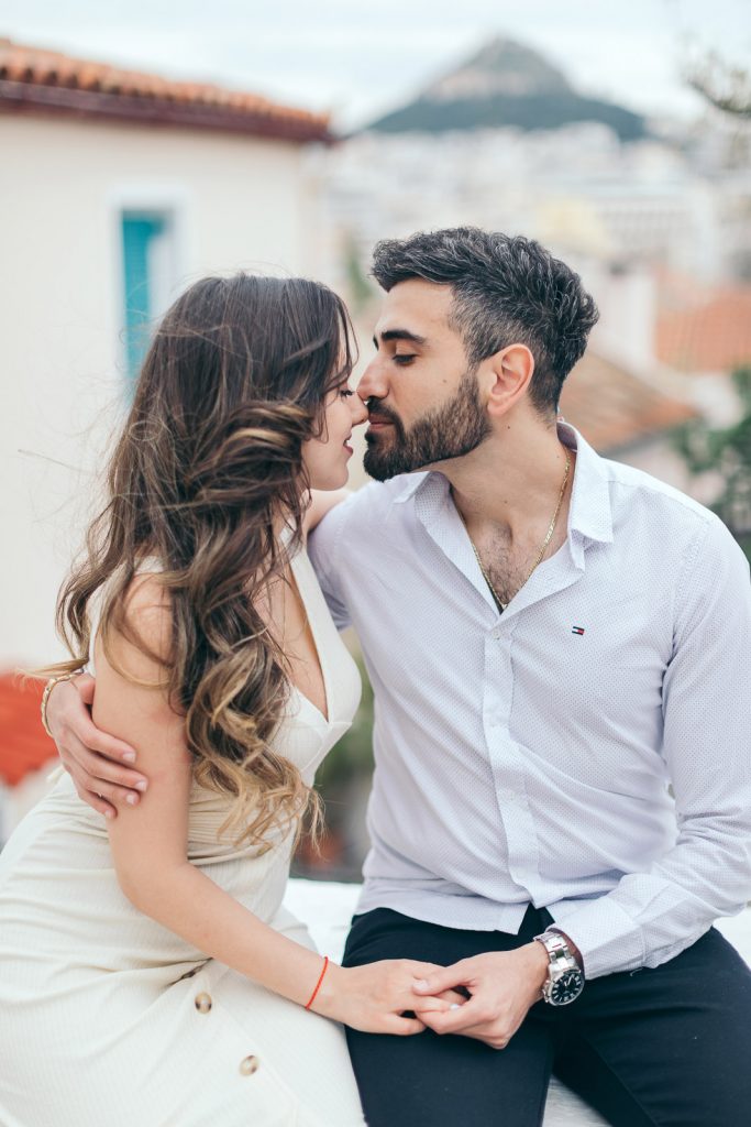 Engagement photo session in Athens