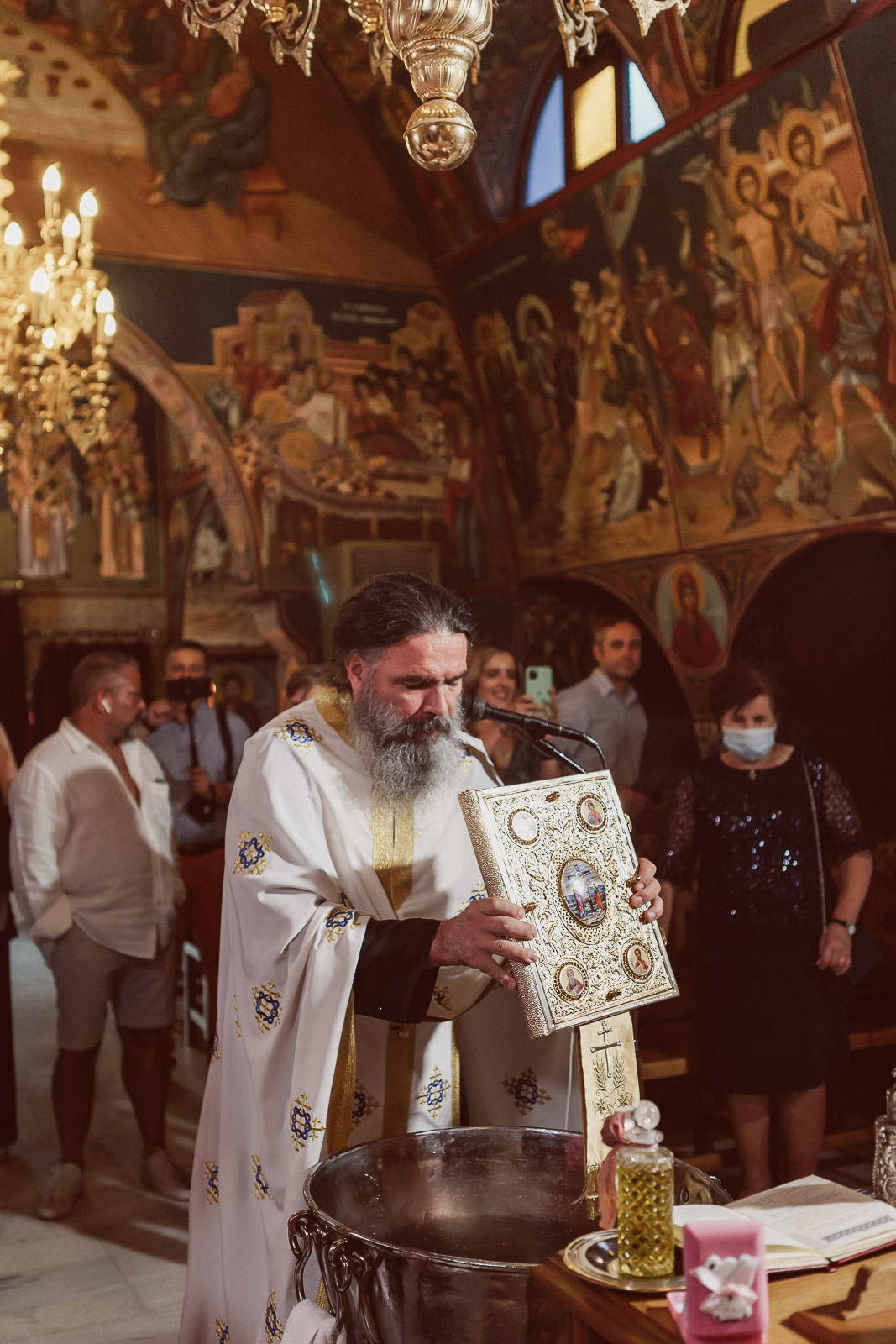 Baptism in St.George Chapel in Kavouri