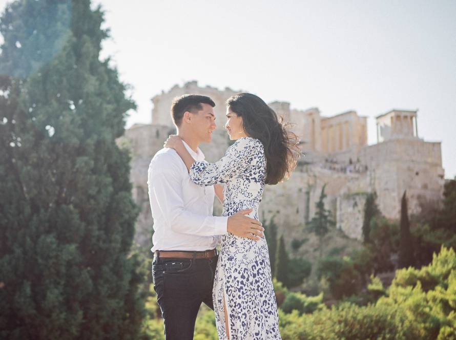 pre-wedding photo shooting in Greece