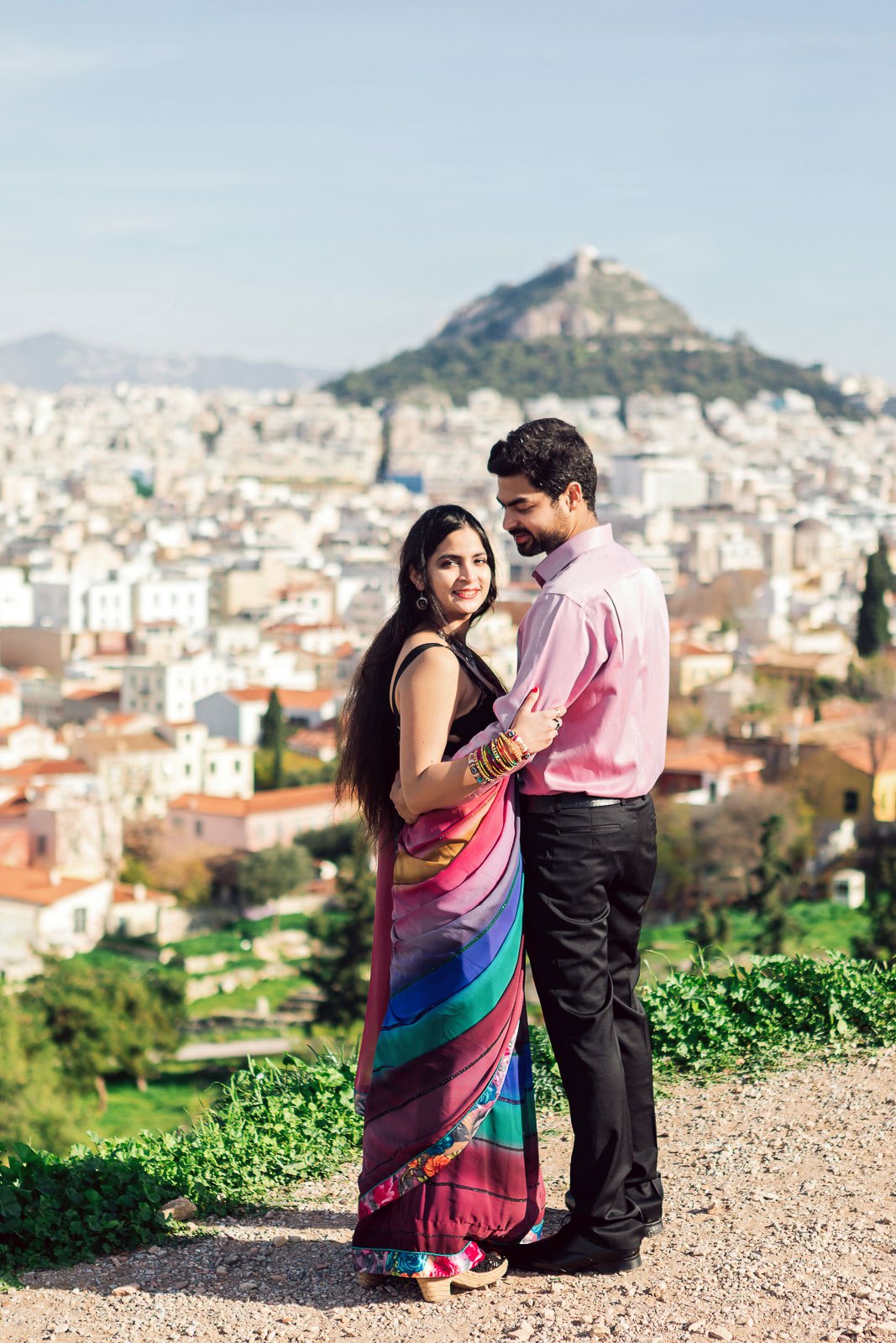 pre-wedding photo session in Athens