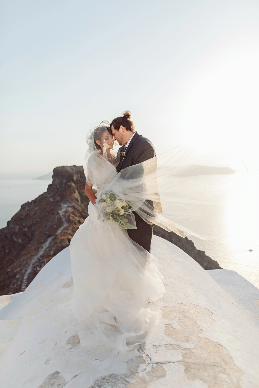 Portfolio stories wedding in Santorini
