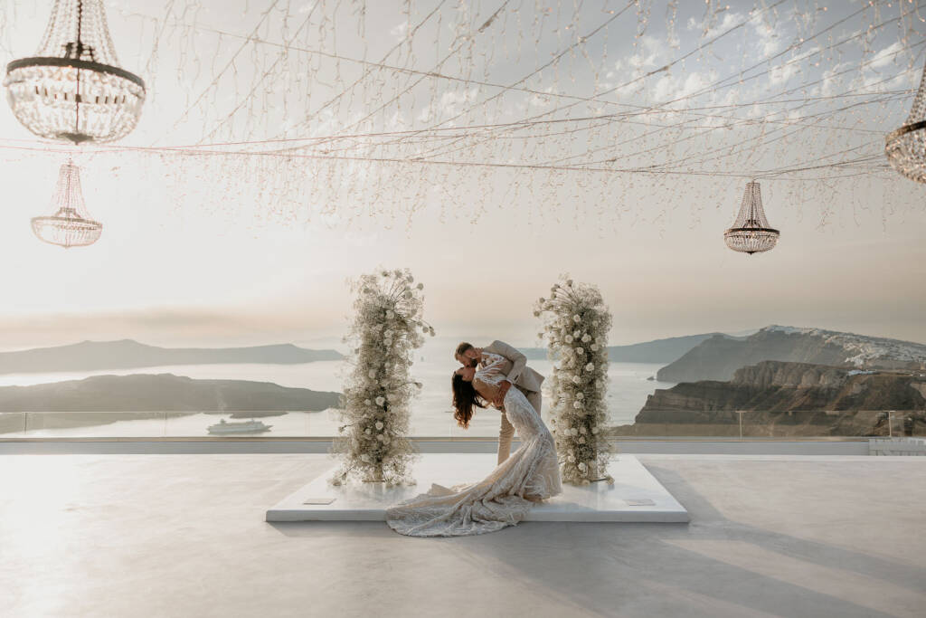 Wedding in Santorini Gem