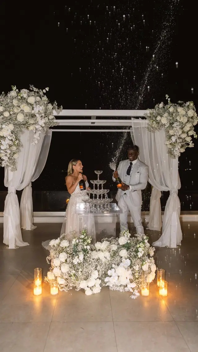 Lauren & Raphael at Le Ciel, Santorini ✨
 A love so deep, it lit up the sky and sea💍 Surrounded by their wonderful families and friends, every moment was filled with joy, laughter, and pure magic. An unforgettable wedding, a timeless love story.

Wedding Planner: @charlottemayweddings
Captured with heart by @ispiru Venue: @LeCielSantorini  Florals: @bloom_de_fleur_santorini
Videography: @giorgoskoukoulisfilm
HMUA: @jozefinaaa Sax: @fotinostsakopoulos
Champagne Tower: @spicy_bites_catering_rentals 
Welcome Sign and Letters: @illuminography
Ice-Cream Cart: @petranart_santorini
Design & Rentals: @maisontrilogie

#SantoriniWedding #LeCielSantorini #SantoriniWeddingPhotographer #LuxuryWeddingGreece #SantoriniBride #DestinationWeddingGreece #WeddingInSantorini #SantoriniLoveStory #SantoriniPhotographer #GreekIslandWedding #WeddingInGreece #SantoriniVenues #SantoriniWeddingInspiration #santoriniweddingphotographer #Greecephotographer #weddingphotographerinsantorini #LuxuryWeddingPhotographer